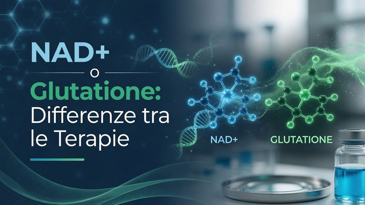 NAD+ o Glutatione Differenze tra le Terapie
