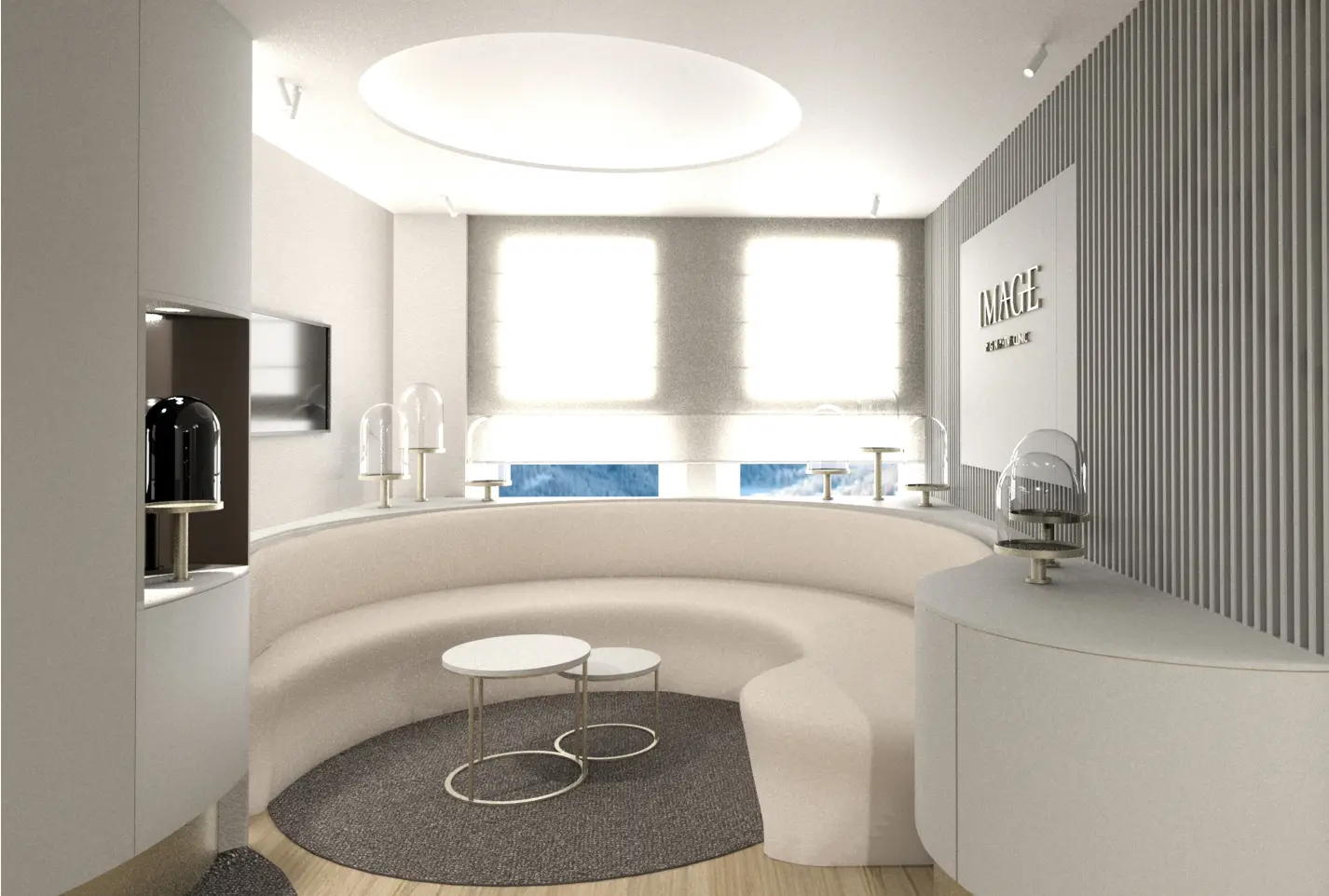 Interni dell'Image Regenerative Institute St. Moritz