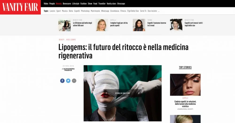 Lipogems: The Future of Enhancement is in Regenerative Medicine