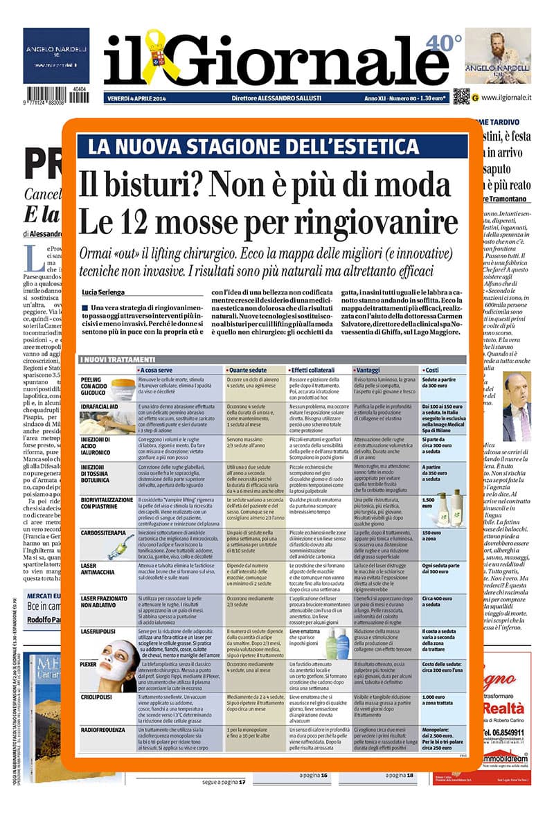 La Nouvelle Ère de l'Esthétique - Il Giornale