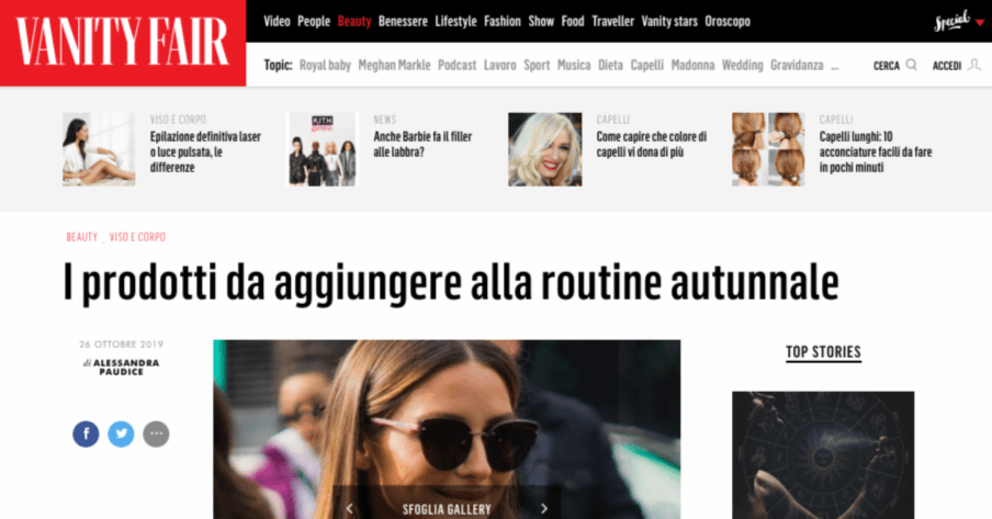 VANITYFAIR - Compléments Essentiels pour Votre Protocole de Soins d'Automne