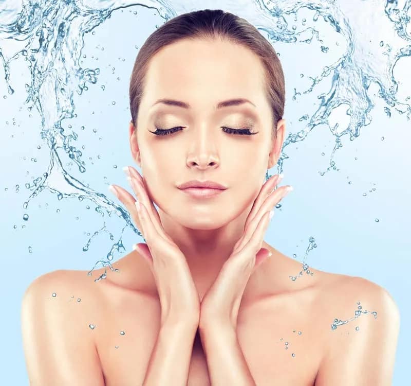 Perfektes Gesicht in einer HydraFacial MD Sitzung