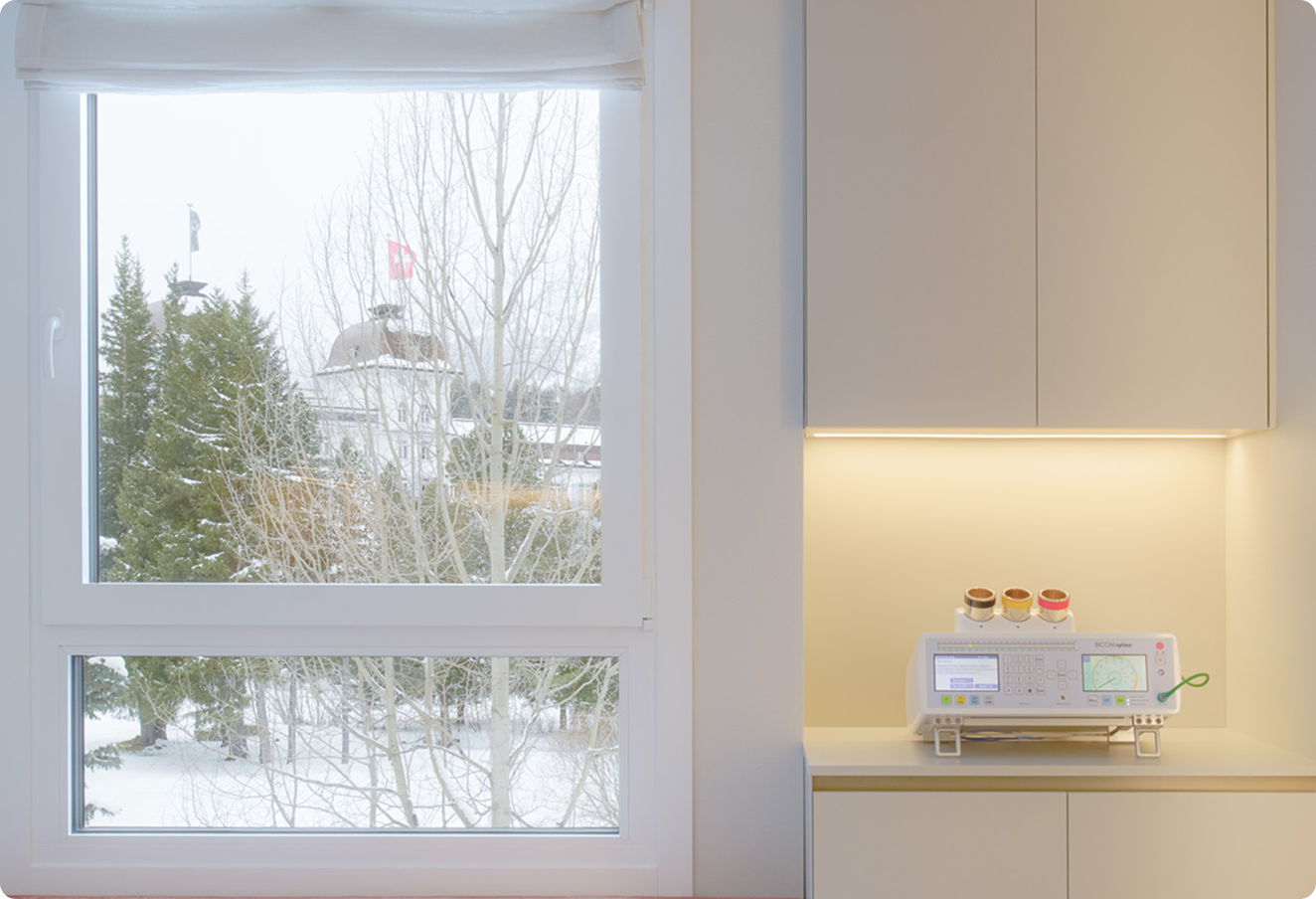 Interni dell'Image Regenerative Institute St. Moritz