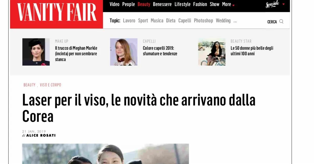 VANITYFAIR - Facial Lasers: New Innovations from Korea